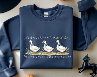 Geese DTF Transfer, Trendy Animal, Old School, Goose, Popular, Heat Transfer| Ready to Press