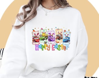 Cars Easter DTF Transfer | Ready to Press