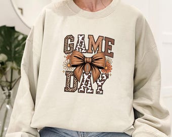 Game Day Coquette DTF Transfer, Trendy, Heat Transfers, Football, Baseball, Sports| Ready to Press