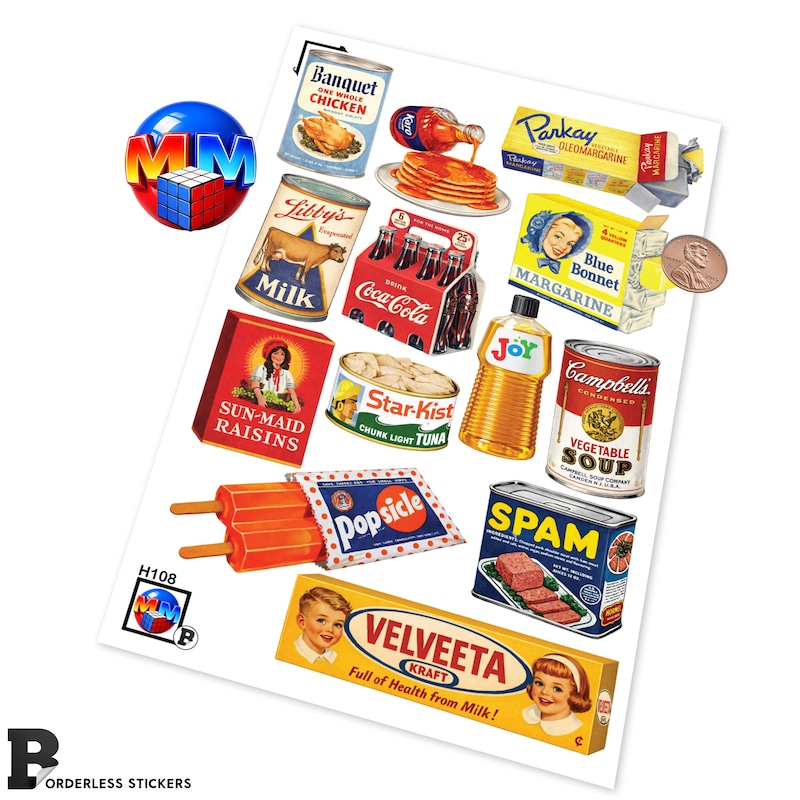 80s Food Labels - Etsy