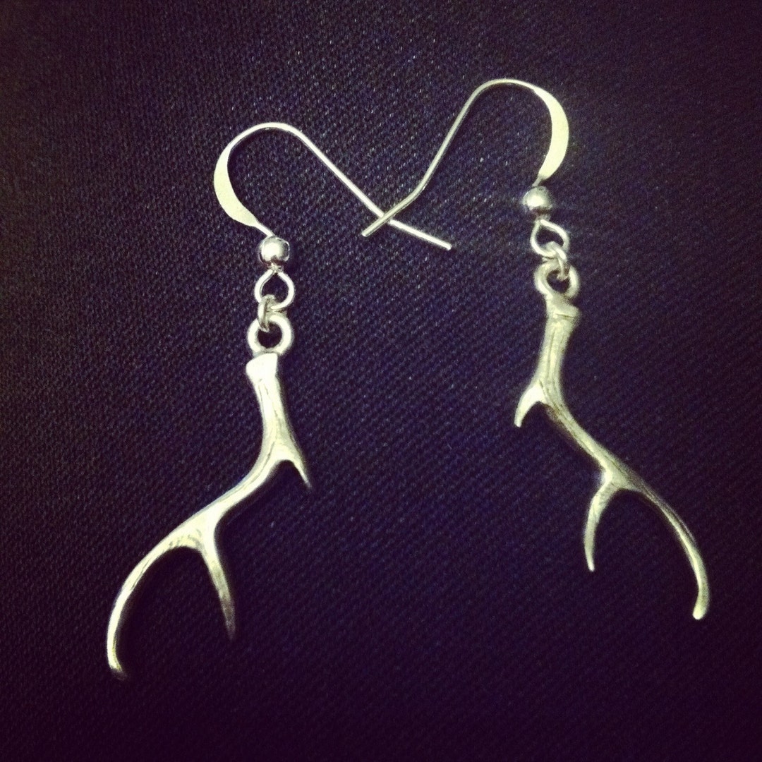 Antler Flat Slice Earrings main image 1