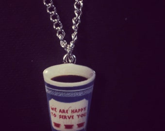 Cup Of Coffee Necklace