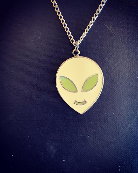 Alien head necklace best sale