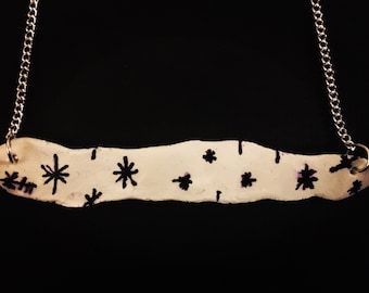 Clay Star Pattern Necklace