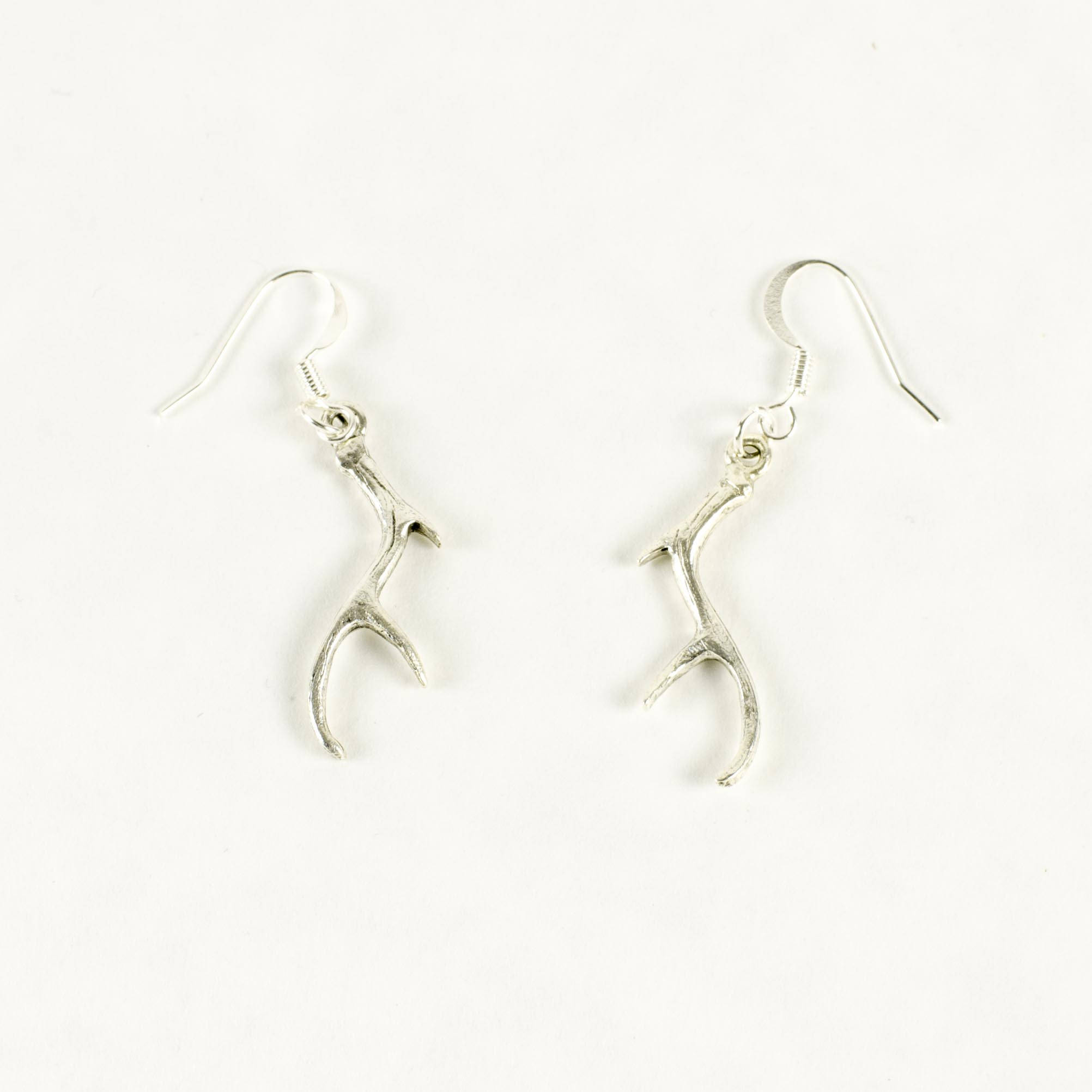 Antler Flat Slice Earrings