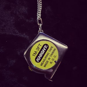 Tape Measure Necklace