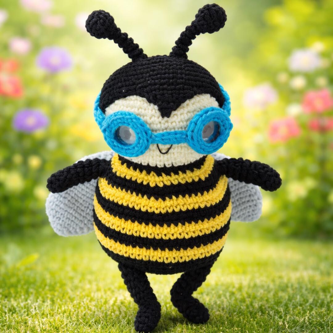 Zeno the Bumble Bee Crochet Pattern – Adorable Amigurumi PDF - Etsy
