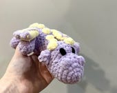 Crochet Dragon Plushie – Amigurumi Stuffed Toy, Fantasy Creature, Custom Colors Available