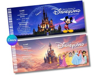 Bewerkbare bundel Disneyland- en Disneyworld-tickets, Magic Park-ticket, Vacation Reveal, Surprise Trip-ticket