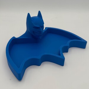 Batman Inspired Trinket Tray / Superhero Decor / Comic Book Fan Gift / 3D Printed / Nerd Room Decor image 6