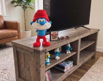 3D Printed Papa Smurf Figurine • 8.5" Smurfs Collectible