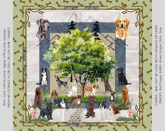 Dog Breeds Mahjong Mat – "Man's Best Friend"