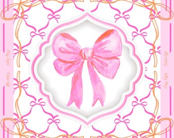 Pink Ribbon Mahjong Mat – Breast Cancer Awareness