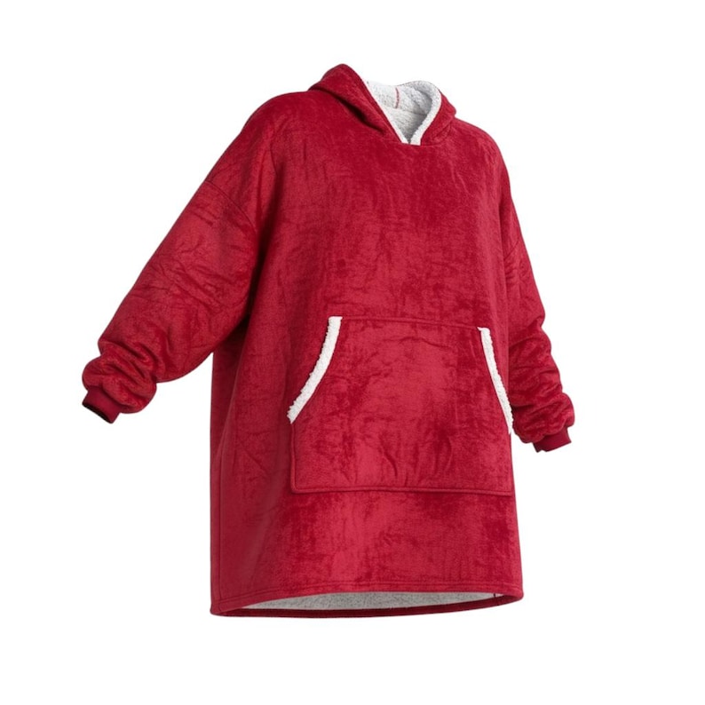 Sweat-shirt oversize à capuche et couverture - Polaire Sherpa Snugggie image 8