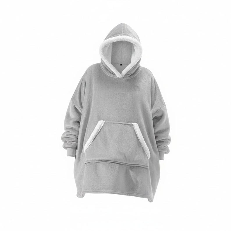 Sweat-shirt oversize à capuche et couverture - Polaire Sherpa Snugggie image 11