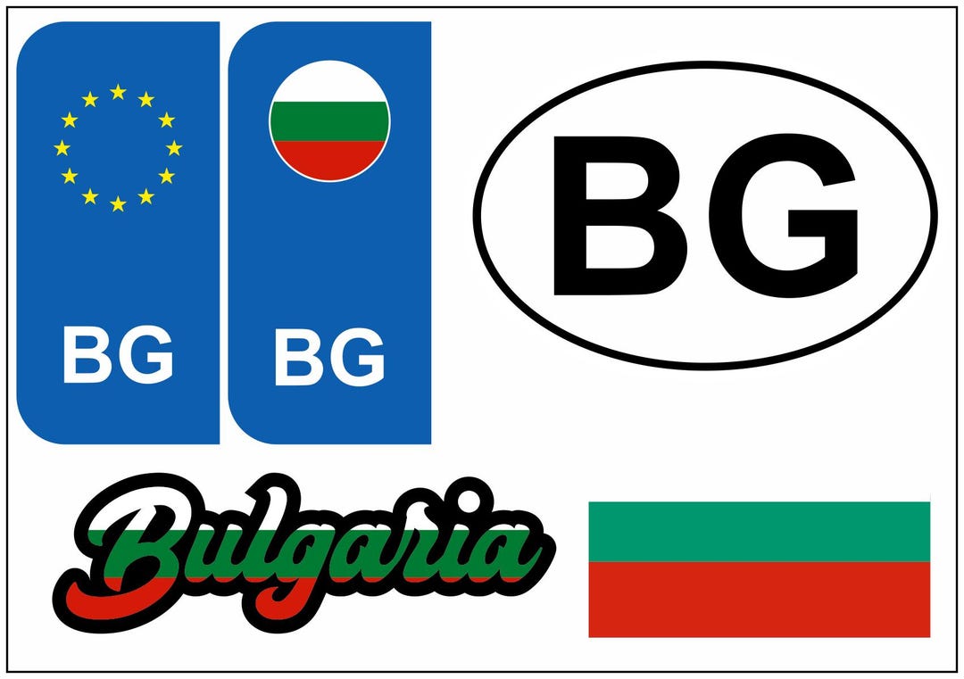 Bulgaria Sticker Set | Waterproof Car & Laptop Decals - Etsy