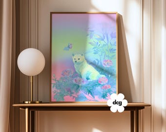 Chinese Zodiac Dog Art Print | Lunar New Year Wall Art (Digital Download)