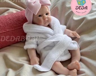 Siliconen reborn baby voor het hele lichaam – 13 inch handgemaakte levensechte siliconenpop voor peuters - kan mond open, realistisch verzamelobject, kerstmis