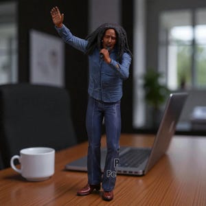 Bob Marley Music Legends Jamaica Singer & Microphone Action Figure