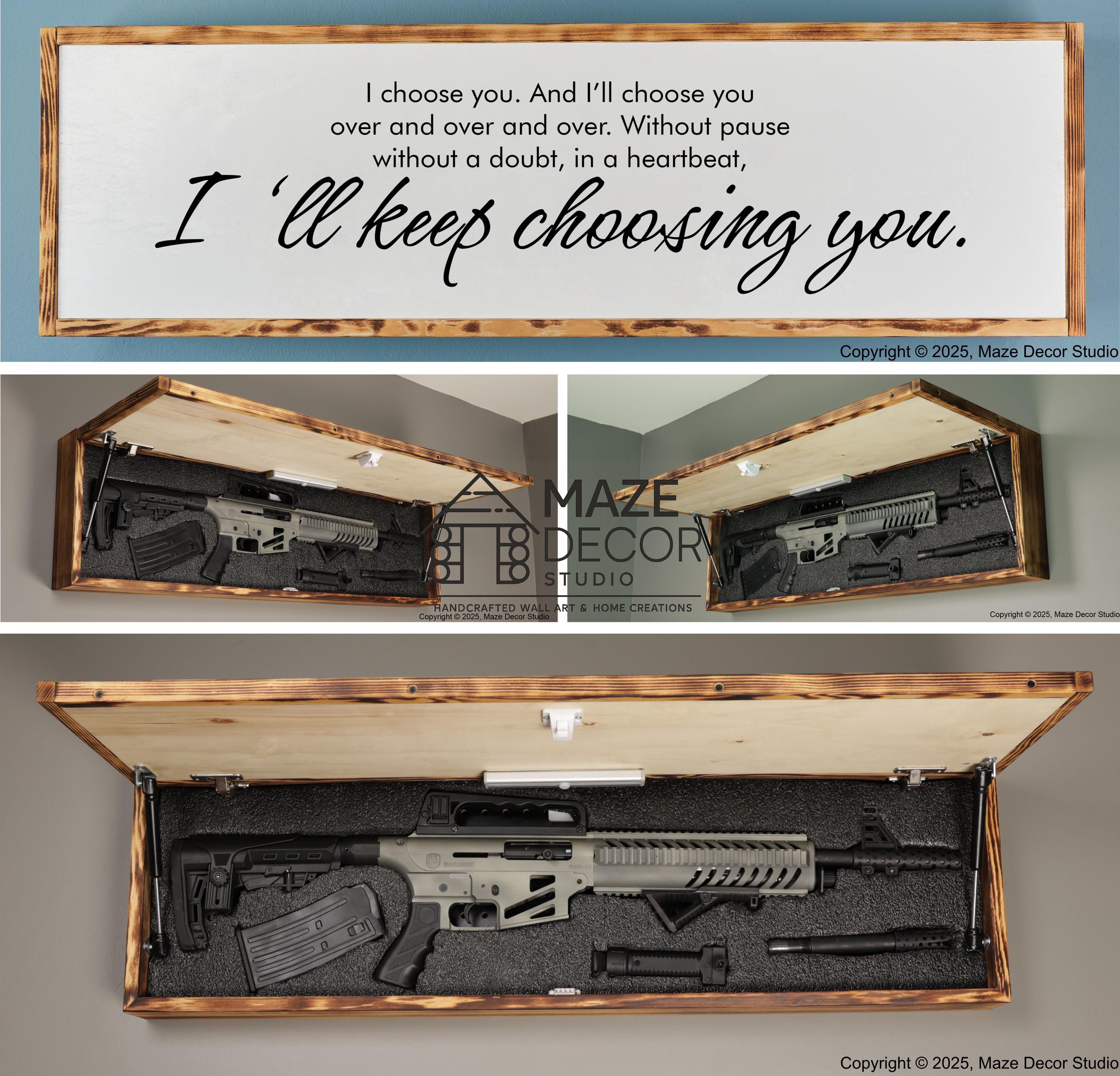 Boîte De Rangement Cachée Pour Pistolet - Meuble Occasion