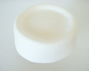 white bridal pillbox,  white wedding pillbox, vintage style Jackie hat, 50s hat for women, retro hat