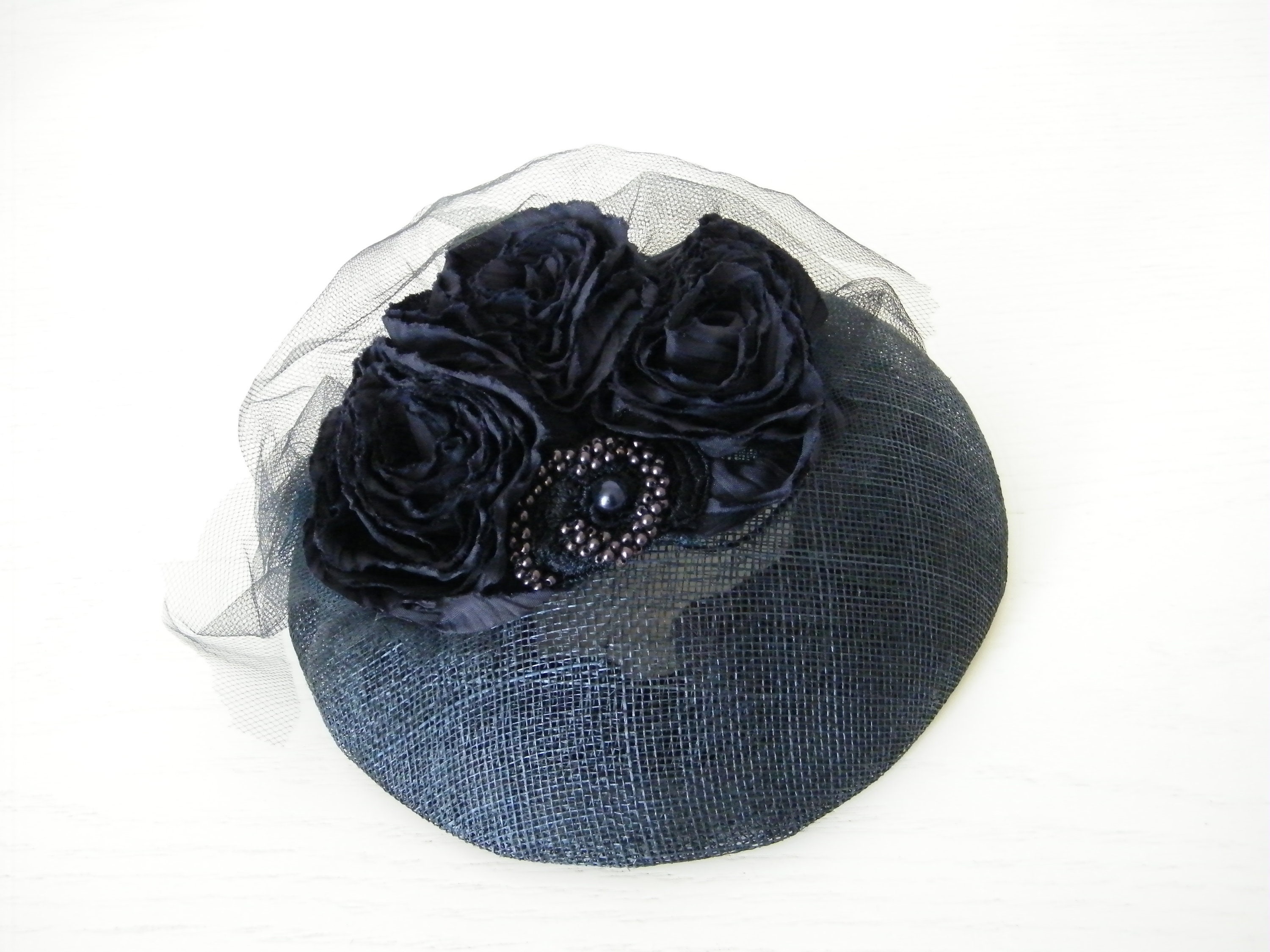 navy occasion hat