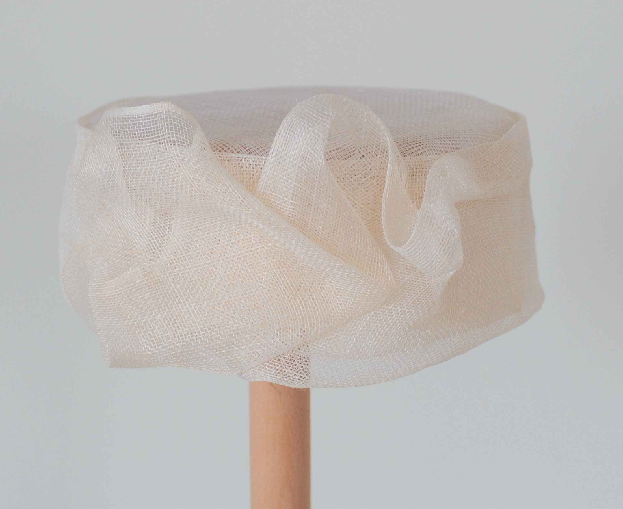 white pillbox hat