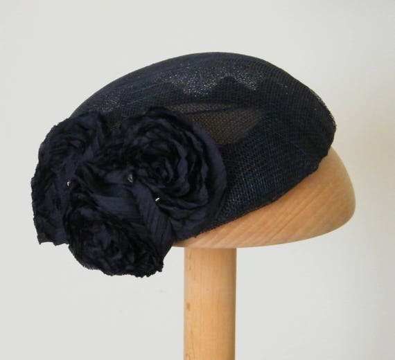 navy occasion hat