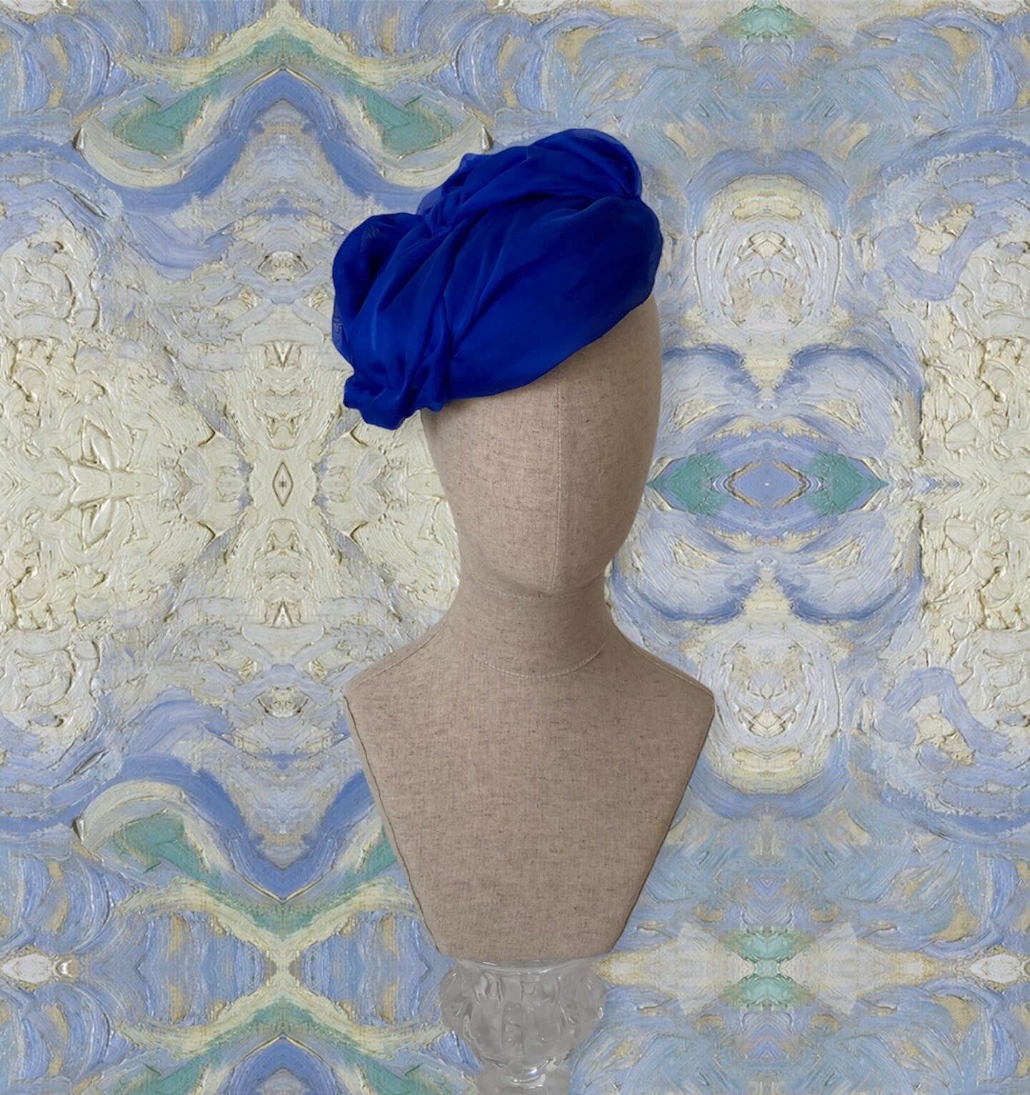 Royal Blue Dress Hat/ Fascinator for 