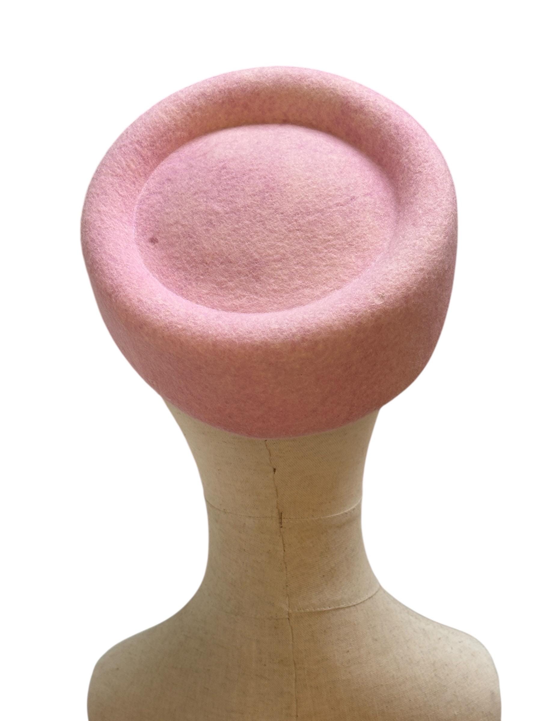 Round Pink & Green Net Pill Box Hat (8) Pink Pill Box Hat - Etsy main image 3