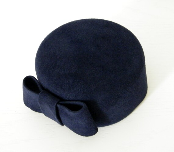 navy pillbox hat uk