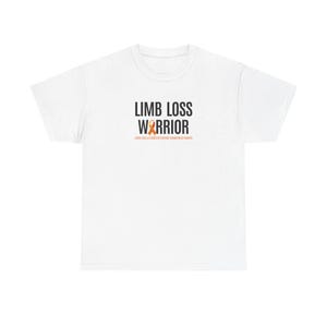 Camiseta con lazo naranja "Guerrero contra la pérdida de extremidades" para el Mes de la Concientización sobre la Pérdida de Extremidades - Envío GRATIS