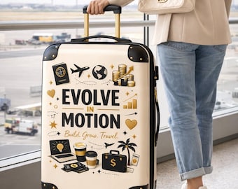 Maleta Evolve in Motion / Equipaje de viaje, diseño motivacional