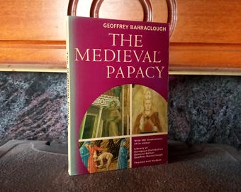 Libro illustrato di storia medievale - Il Papato / Edizione tascabile vintage anni '60, Thames and Hudson