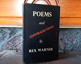 Antyczny tomik poezji z lat 40. XX wieku – Rex Warner | Angielskie wiersze o tematyce przyrodniczej z połowy XX wieku, era Audena, lata 30. XX wieku | Bodley Head