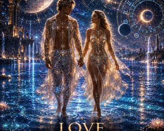 Deluxe Soul Connection Ether Portrait | Twin Flame & Starseed Couple Experience