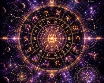 Basic Birth Chart Reading | Personalized Astrology PDF | Natal Chart Interpretation