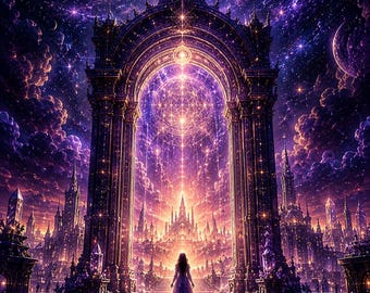 Ether Realm Phone Wallpapers | Cosmic Starseed Art Pack (Digital Download)