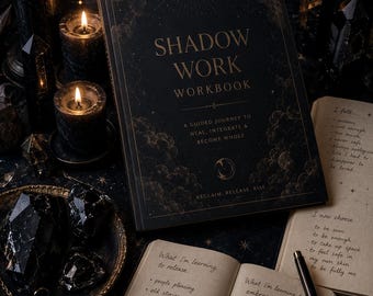 Shadow Work Workbook Printable | Emotional Healing Journal | Self Discovery & Trauma Reflection PDF