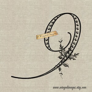 Può includere: Un'illustrazione in bianco e nero del numero nove con un fiocco decorativo e un motivo floreale. Il numero è circondato da una serie di piccoli cerchi. L'immagine è su uno sfondo strutturato.