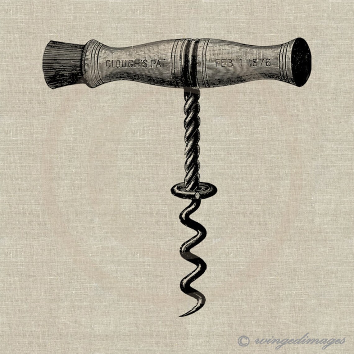 Antique Corkscrew Instant Download Digital Image No.116 - Etsy