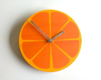 fruit clock etsy