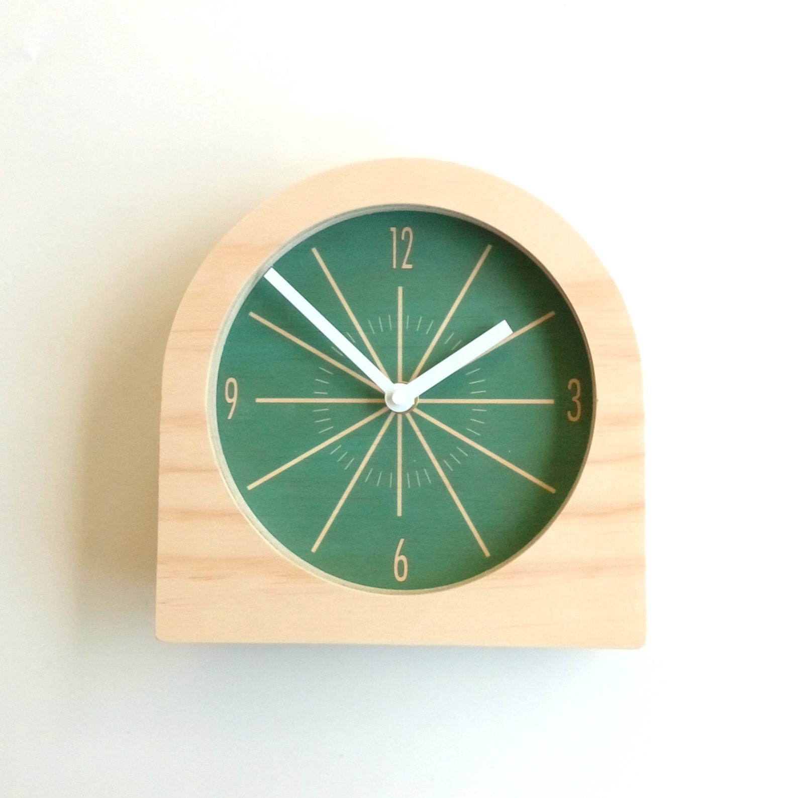 Objectify Classic Desk Clock Etsy