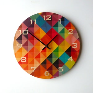 Objectify Grid2 Wall Clock With Numerals image 1