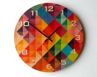 Objectify Grid2 Wall Clock With Numerals