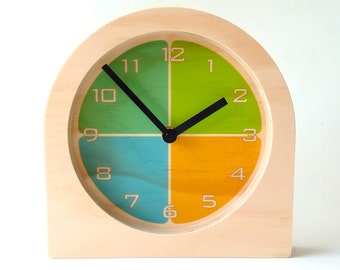 Objectify Segment Quarters Desk Clock