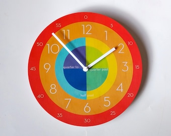 Objectify Time Teacher Wall Clock
