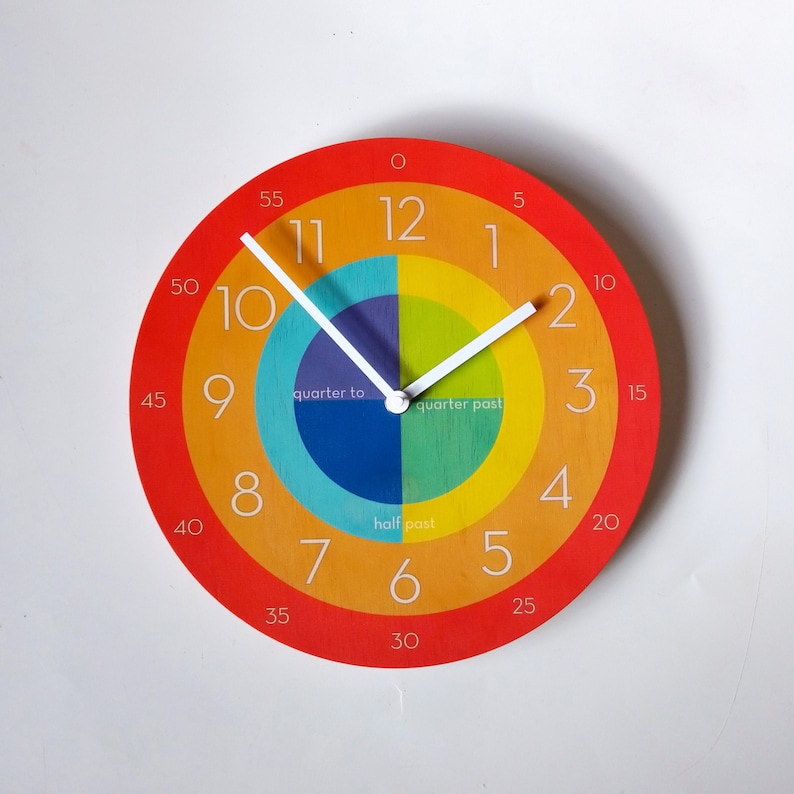 Objectify Time Teacher Wall Clock image 1