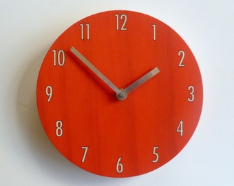 Objectify Red Shade Wall Clock