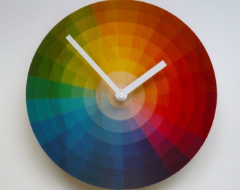 Objectify Color Wheel Wall Clock